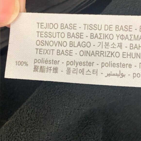 Zara Faux Leather Cargo Pants Sz M - Picture 9 of 10